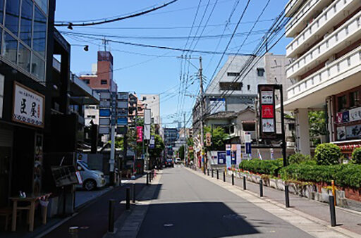 大名付近の店舗動向(福岡市の地価動向）